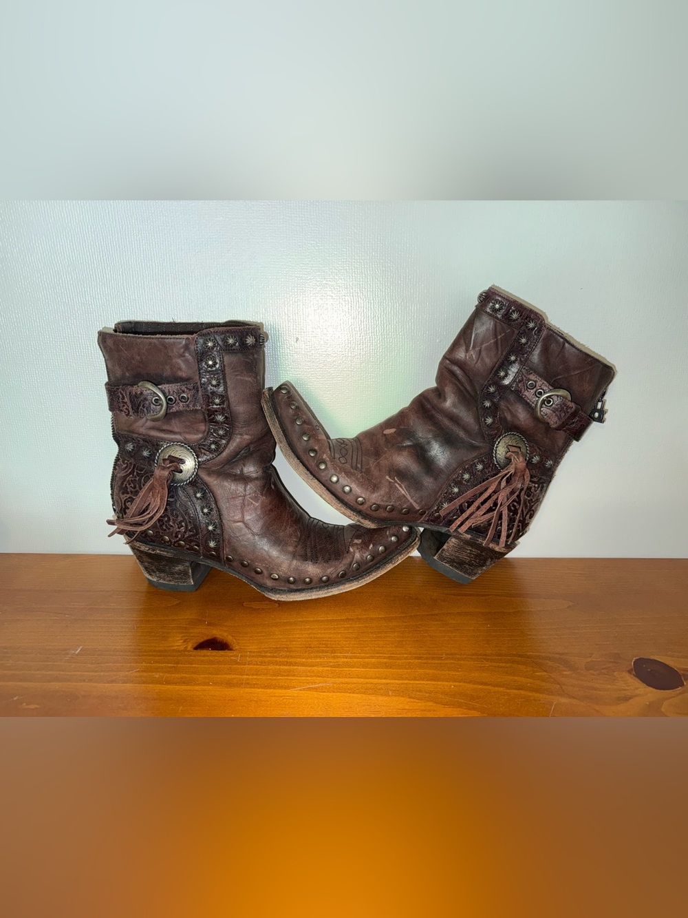 Double D Ranch “Apache Kid” Old Gringo Ankle Boots